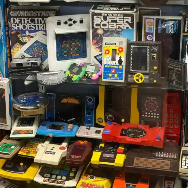 Vintage game consoles